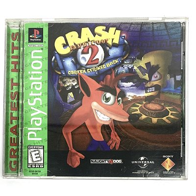 Crash Bandicoot 2: Cortex Strikes Back, Original PS1 Americano (Usado)