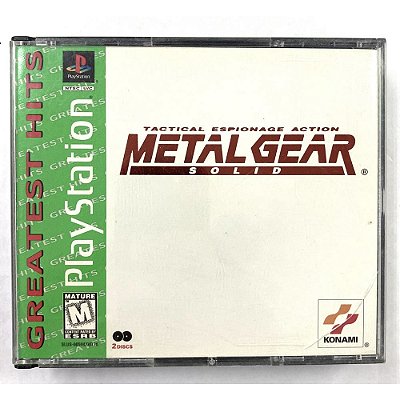Metal Gear Solid, Original PS1 Americano (Usado)