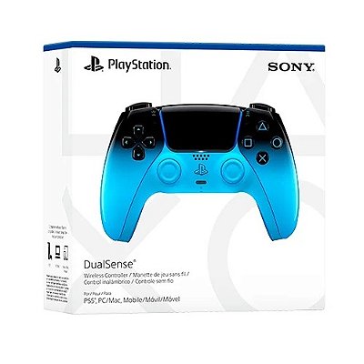 Controle PS5 DualSense, Hyperpop, Rhythm Blue, Azul, Sony, (Novo, Lacrado)