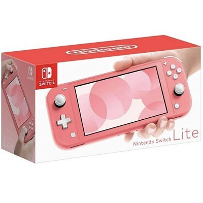 Nintendo Switch LITE, Coral, Seminovo