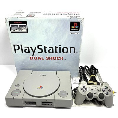 PlayStation 1, Na Caixa Seriado, 1 Controle, Modelo SCPH-9000, PS1, (Usado)