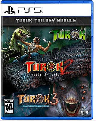 Turok Trilogy Bundle - PS5 (Mídia Física) - Novo, Lacrado