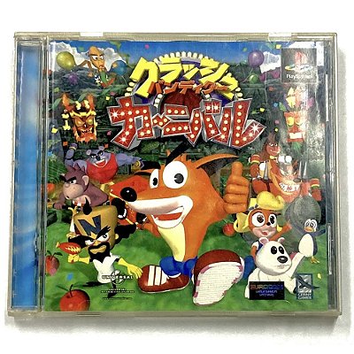 Crash Bandicoot Carnival, Original PS1 Japonês  (Usado)