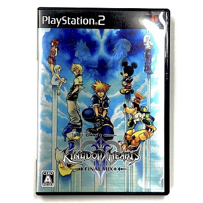 Kingdom Hearts II Final Mix, PS2 Japonês Original (Mídia Física) - Usado