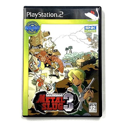 Metal Slug 3, PS2 Japonês Original (Mídia Física) - Usado