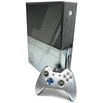 Xbox One Fat, Edição Halo 5 Guardians Limited, 1 Controle, Original, Microsoft (Seminovo)