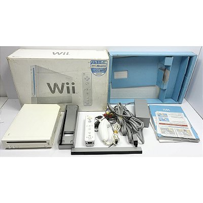 Console Nintendo Wii, Na Caixa, Wii Remote, Nunchuk (Usado)