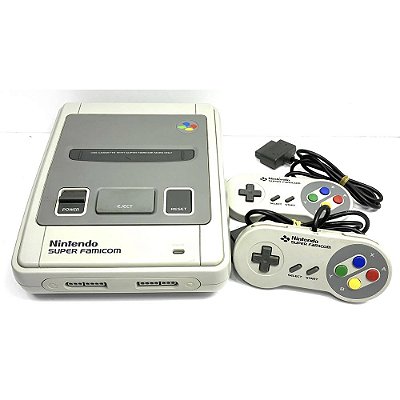 Super Famicom, Com 2 Controles Originais, Nintendo (Usado)