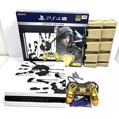 Playstation 4 PRO, Edição Death Stranding, Na Caixa Seriado, Modelo CUH-7200B, PS4 (Seminovo)