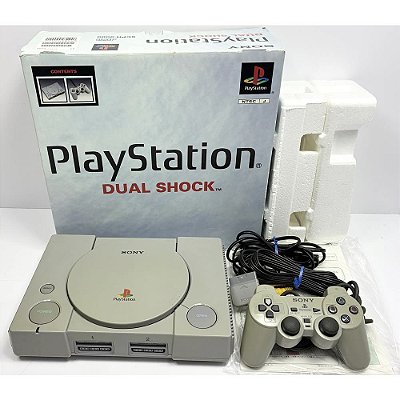 PlayStation 1, Na Caixa Seriado, 1 Controle, Modelo SCPH-9000, PS1, (Usado)