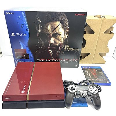 Playstation 4, Edição Metal Gear, Na Caixa Seriado, Modelo CUH-1200A, PS4 (Seminovo)