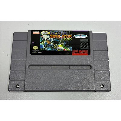 Super Baseball Simulator 1000, Super Nintendo, Snes, Cartucho Original (Usado)