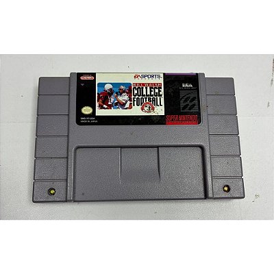 Bill Walsh College Football, Super Nintendo, Snes, Cartucho Original (Usado)