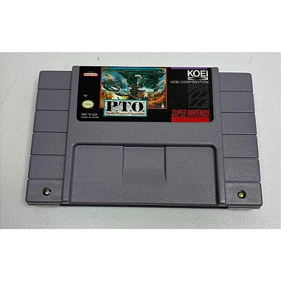 PTO Pacific Theater of Operations, Super Nintendo, Snes, Cartucho Original (Usado)