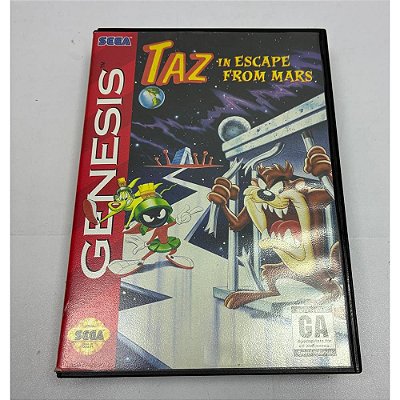 Taz in Escape from Mars, Mega Drive Genesis, Sega, Cartucho Original (Usado)
