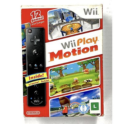 Controle Wii Remote Plus, Wii Play Motion, para Wii e Wii U, Na Caixa, Impecável, Original Nintendo (Seminovo)