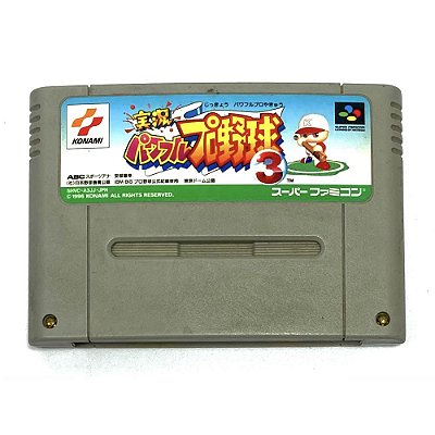 Jikkyou Powerful Pro Yakyuu 3, Super Famicom Original (Usado)