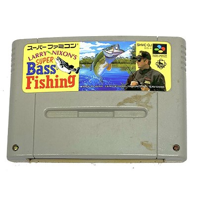 Larry Nixon's Super Bass Fishing, Super Famicom Original (Usado)
