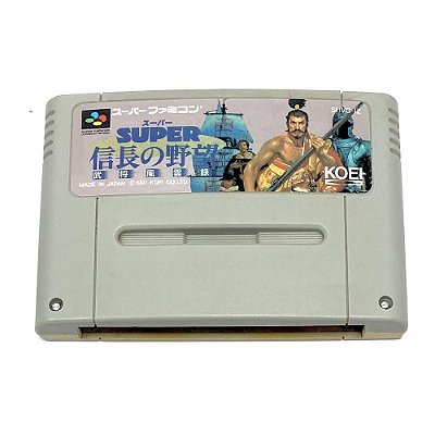 Super Nobunaga no Yabou: Bushou Fuuunroku, Super Famicom Original (Usado)
