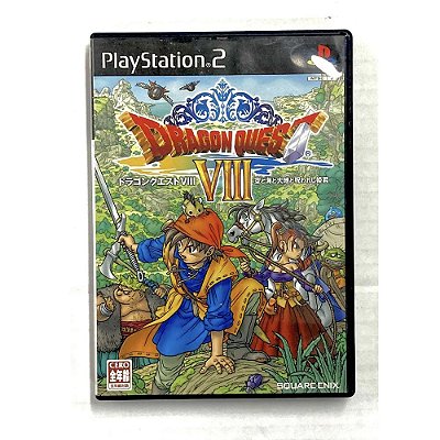 Dragon Quest VIII, PS2 Japonês Original (Mídia Física) - Usado
