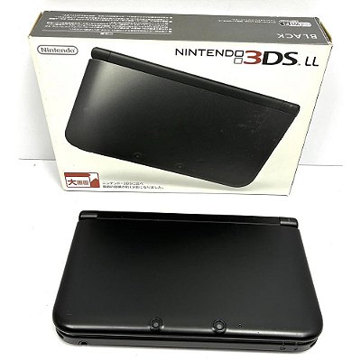 Nintendo 3DS XL (LL), Black, Preto, Na Caixa Seriado, Original Nintendo (Usado)