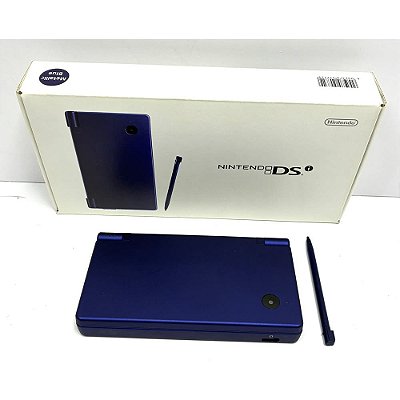 Nintendo DSi, Metallic Blue, Na Caixa, Original Nintendo (Usado)
