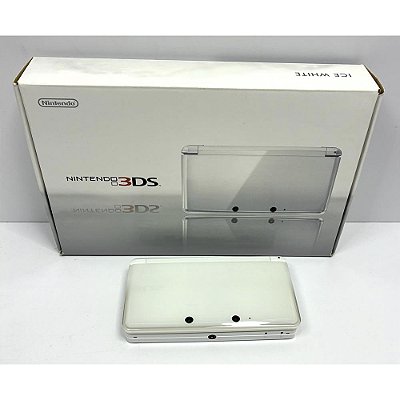 Nintendo 3DS, Ice White, Na Caixa Seriado, Original Nintendo (Usado)