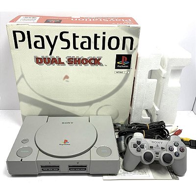 PlayStation 1, Na Caixa Seriado, 1 Controle, Modelo SCPH-7000, PS1, (Usado)