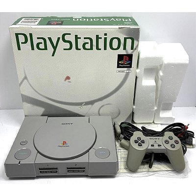 PlayStation 1, Na Caixa Seriado, 1 Controle, Modelo SCPH-5500, PS1, (Usado)