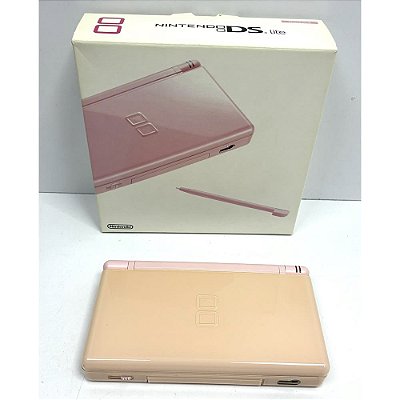 Nintendo DS Lite, Noble Pink, Na Caixa Seriado, Original Nintendo (Usado)