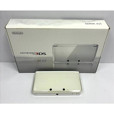 Nintendo 3DS, Ice White, Na Caixa Seriado, Original Nintendo (Usado)