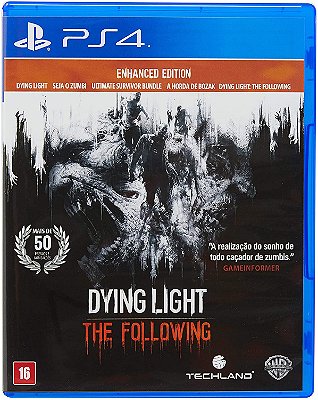 Dying Light The Following - PS4 (Mídia Física) - Novo, Lacrado