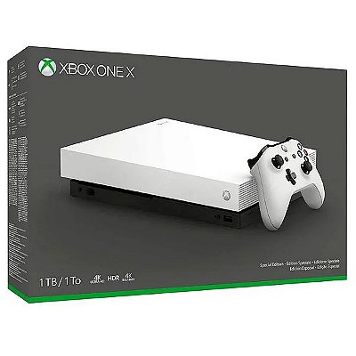 Xbox One X, Branco, 1TB, Na Caixa, Seminovo