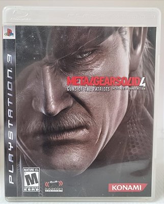 Metal Gear Solid 4 Guns Of The Patriots - PS3 (Mídia Física) - USADO