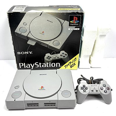 PlayStation 1, Na Caixa Seriado, 1 Controle, Saída Av Nativa, Modelo SCPH-3500, PS1, (Usado)