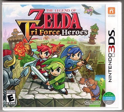 The Legend Of Zelda Tri Force Heroes - 3DS (Mídia Física) - Novo, Lacrado