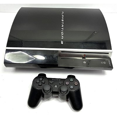 PlayStation 3 Fat, 1 Controle, Modelo CECHH01, PS3 (Usado)