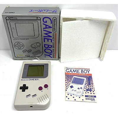 Game Boy, Na Caixa, DMG-01, Original, Nintendo (Usado)