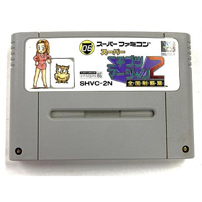 Super Nichibutsu Mahjong 2: Zenkoku Seiha Hen, Super Famicom Original (Usado)