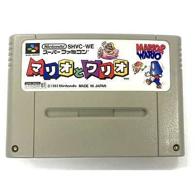 Mario & Wario, Super Famicom Original (Usado)