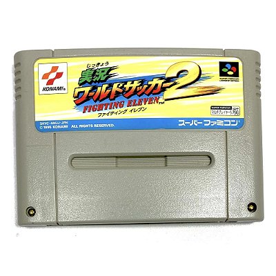 Jikkyou World Soccer 2: Fighting Eleven, Super Famicom Original (Usado)