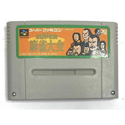Super Mahjong Taikai, Super Famicom Original (Usado)