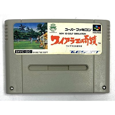New 3D Golf Simulation: Waialae no Kiseki, Super Famicom Original (Usado)