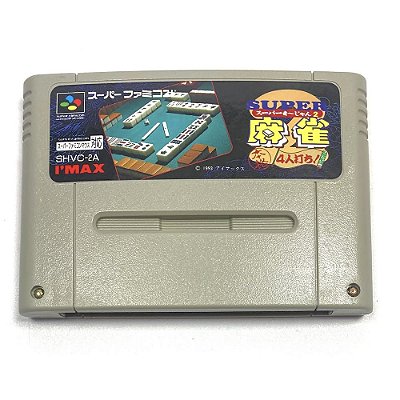 Super Mahjong 2: Honkaku 4 Nin Uchi!, Super Famicom Original (Usado)