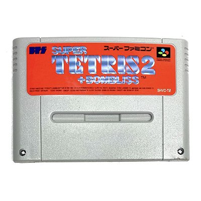 Super Tetris 2 + Bombliss, Super Famicom Original (Usado)