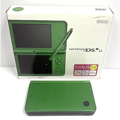 Nintendo DSi XL (LL), Green, Verde, Na Caixa Seriado, Original Nintendo (Usado)