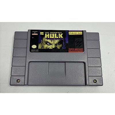 The Incredible Hulk, Super Nintendo, Snes, Cartucho Original (Usado)