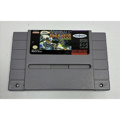Baseball Simulator 1000, Super Nintendo, Snes, Cartucho Original (Usado)