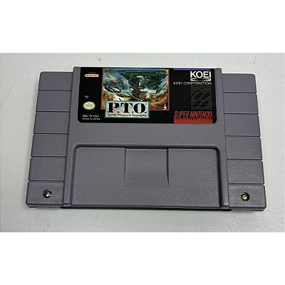 PTO Pacific Theater of Operations, Super Nintendo, Snes, Cartucho Original (Usado)