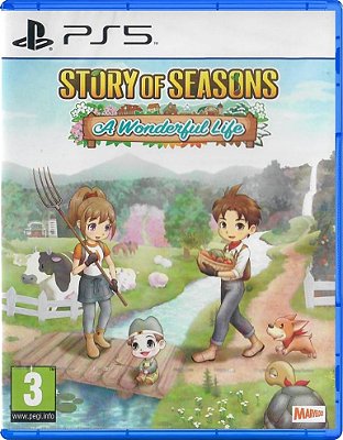 Story Of Seasons A Wonderful Life - PS5 (Mídia Física) - Novo, Lacrado